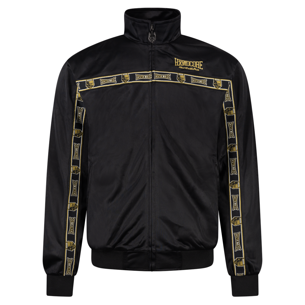 100% Hardcore Trainingsjack Essential Zwart/Goud