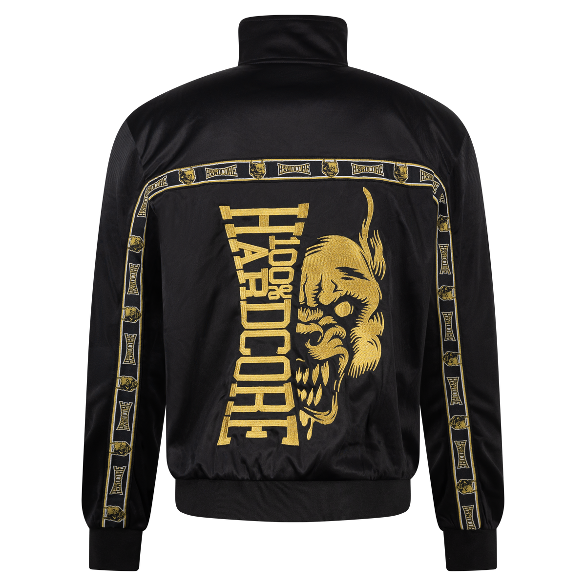 100% Hardcore Trainingsjack Essential Zwart/Goud