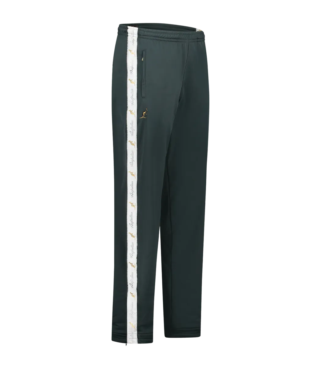 Australian Trainingsbroek Met Witte Bies - Woods Groen
