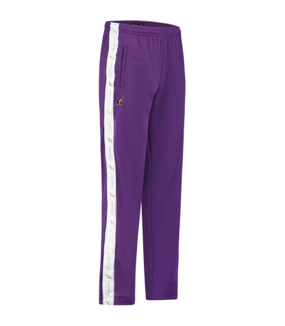 Australian Trainingsbroek Met Witte Bies - Paars