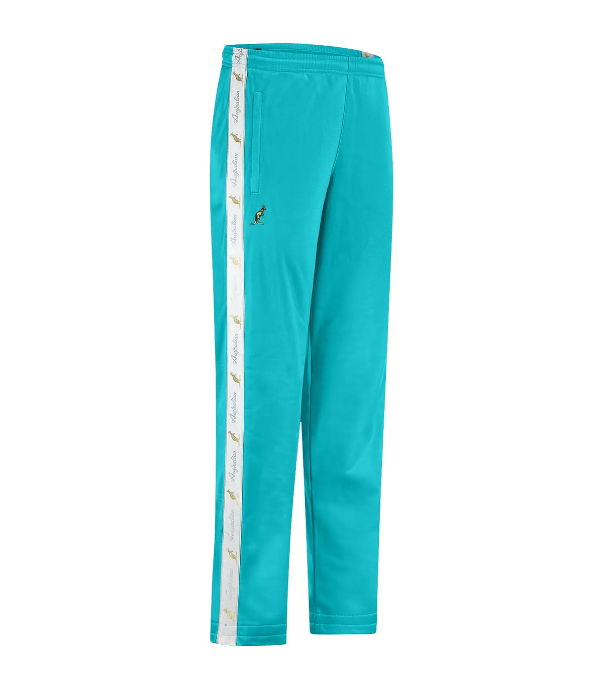 Australian Trainingsbroek Met  Witte Bies - Storm Groen