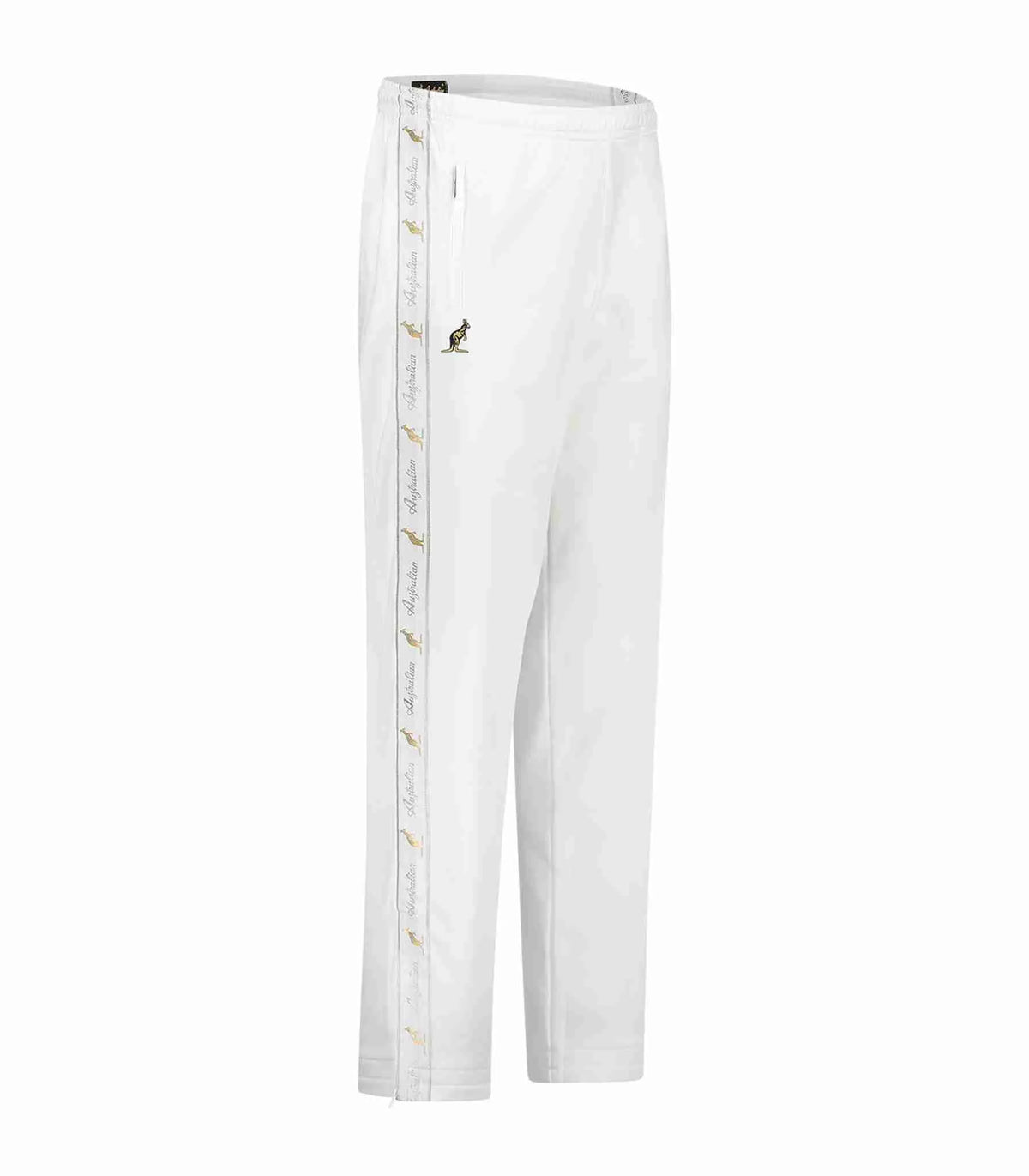 Australian Trainingsbroek met Witte Bies – Wit