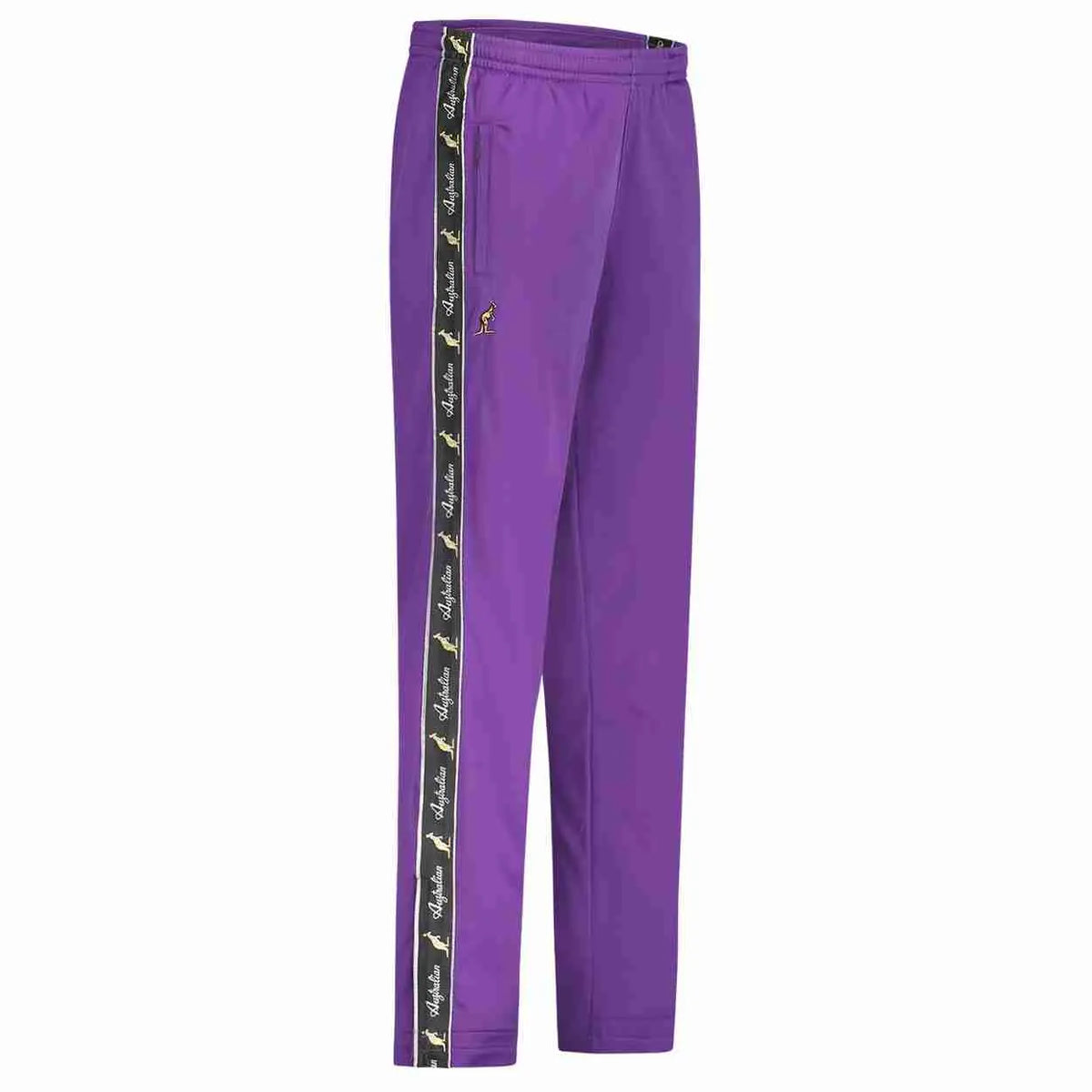 Australian Trainingsbroek Met Zwarte Bies - Paars